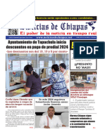 Periódico Noticias de Chiapas, Edición Virtual Miércoles 10 de Enero de 2024