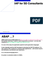 ABAP For SD Consultants