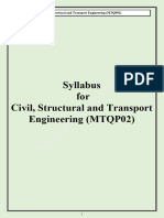 Civil Structural and Transport Engineering mtqp02