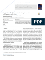 Prophylactic and Early Targeted Treatment of Patent Ductus Arteriosus