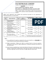 Chennai Metro Rail Recruitment 2023 For Various Po - 231201 - 231852