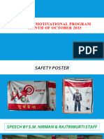 Safety Motivational Program Month of October 2023