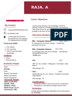 Raja Resume