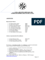 Ejemplo Acta Representación Sindical