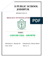 Cancer Cell Growth