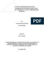 Financial Management Information System On Financial Performance of Commercial State Corporations in Kenya