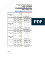 Jadwal Pengawas Ujian Semester Ganjil 2023.2024