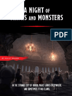 A Night of The Mask and Monster (One-Shot Nível 3 - D&D 5E)