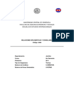 Relaciones Diplomaticas y Consulares