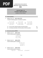 (MAA 1.10) SYSTEMS OF LINEAR EQUATIONS - Eco