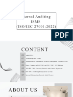 Internal Auditing Isms (ISO/IEC 27001:2022)