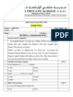 G6 Sample Paper (1) Half Yearly Exam 2023-2024