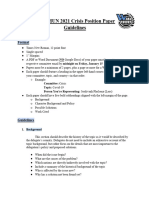 Crisis Position Paper Guidelines Rop