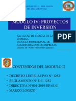 Modulo II Proyectos de Inversion