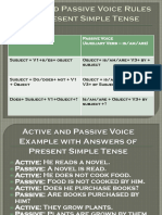 Active and Passive Voice