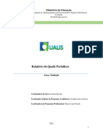 Relatório Qualis Nutrição