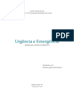 Trabalho de Urgencia e Emergencia