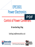 EPE3301 Power Electronics - 6. Control of Power Converters - Ss - Lee