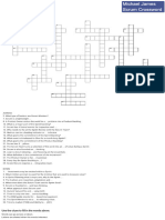 Michael James Scrum Crossword