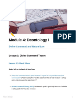 Module 4 Deontology I