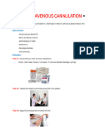 Intravenous Cannulation