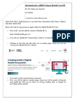Steps To Creat Unique Health Id in Abdm
