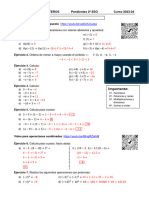 Unidad 2. 2ESO - Enteros-23-24-Solucion