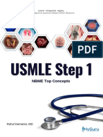 USMLE Step 1 NBME Top Concepts 2021