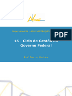 15 - Ciclo de Gestão Do Governo Federal