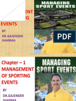 Chapter - 1 Management and Sporting Events GS