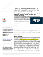 Ultrasound Non-Invasive Measurement of Intracranial Pressure in Neurointensive Care: A Prospective Observational Study