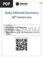 05 January 2024 - Daily Editorial Summary - English - Jitendra Kumar