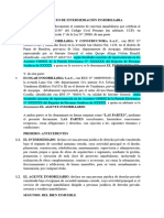 Contrato de Intermediación Inmobiliaria