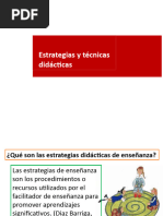 Estrategias y Tecnicas Didacticas