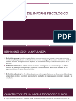 Elaboración Del Informe Psicológico