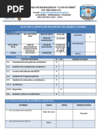 Acta de Junta de Docente 2023