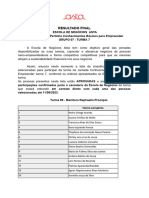 (Jornada Prepara Pertinho - Conhecimentos Básicos para Empreender) RESULTADO FINAL