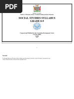 Social Studies 8-9 Syllabus