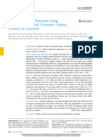 The Association Between Lung Hyperin Ation and Coronary Artery Disease in Smokers