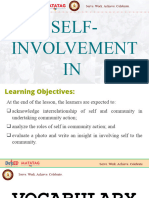 Module 5. Self-Involvement in Community Action