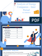 Analysis of Energy Companies - Inter Period: Fac Project