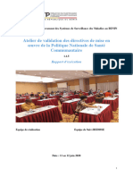 Rapport de L'atelier de Validation Des Directives - VF