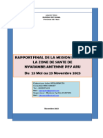 Rapport de Mission Consultance - ZS - Nyarambe - Jules