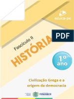 FascÃ Culo 2 1Âº Ano HistÃ Ria (CivilizaÃ Ã o Grega e A Origem Da Democracia)