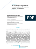 Qualidade de Vida de Cuidadores de Crianças Com Transtorno Do Espectro Autista: Revisão Da Literatura