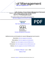 Journal of Management: 1986 12: 295 Nancy J. Adler, Robert Doktor and S. Gordon Redding