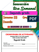 ?2° S33 PLANEACIÓN SEMANAL Esmeralda Te Enseña