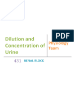 7th Lecture - Diluted and Concentrated Urine