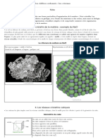 1re Enseignement Scientifique Des Edifices Ordonnes Les Cristaux