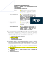 Banco de Pruebas Derecho Administrativo